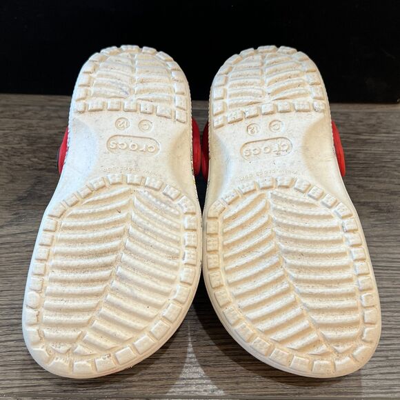 Limited Edition Crocs x Peanuts Clogs Charlie Brown Snoopy Jibbitz Kids Size 12 - Picture 8 of 10